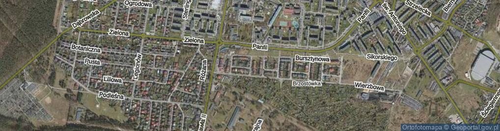 Zdjęcie satelitarne Koralowa ul.